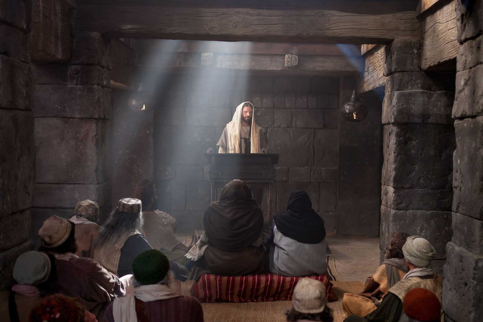 Jesus Preaching in the Synagogue